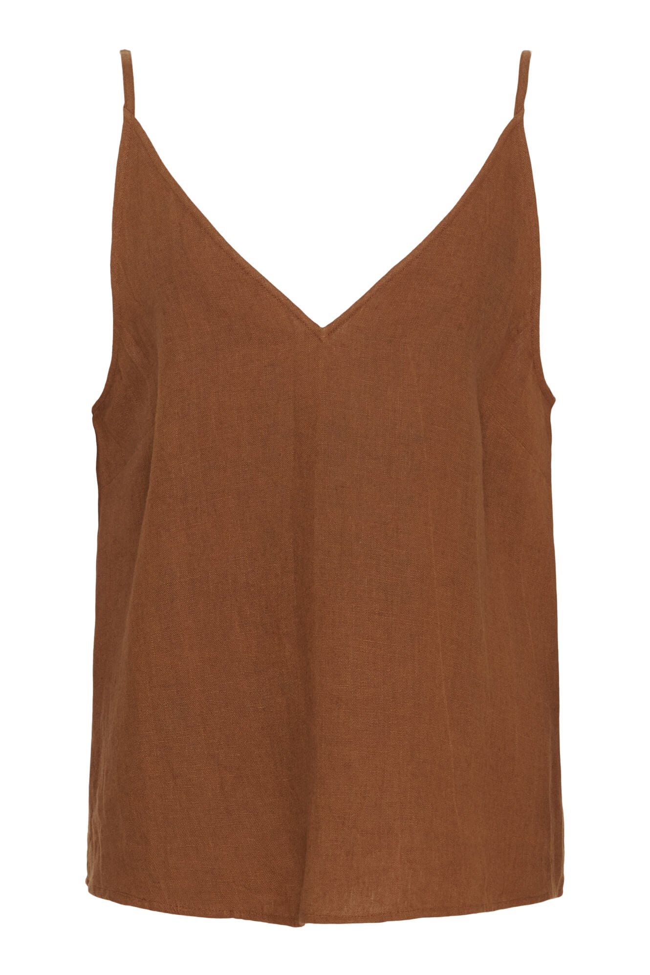 Jose linen top - Cambridge brown