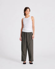 Jasmin poplin pants - Beluga