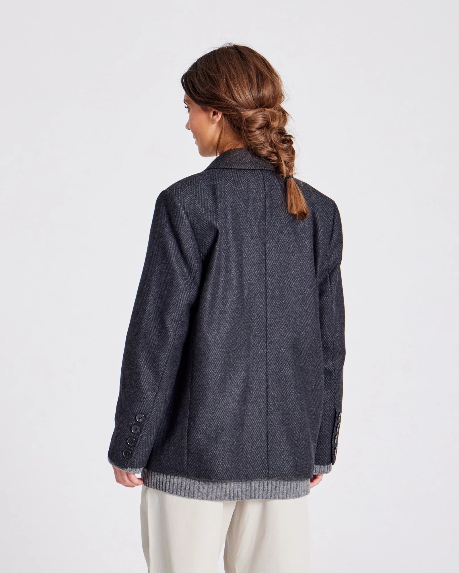 Josephine jacket - Dark Grey melange