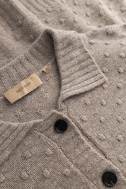 Kian merino cardigan - Taupe