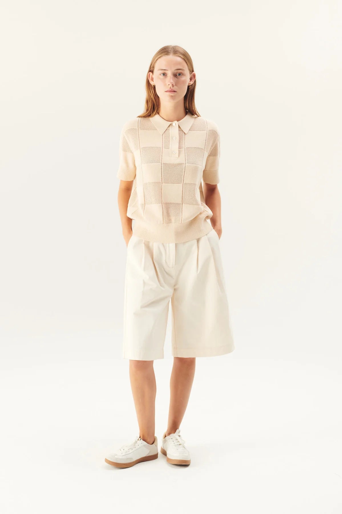 Kuri cotton linen knit - ecru