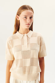 Kuri cotton linen knit - ecru