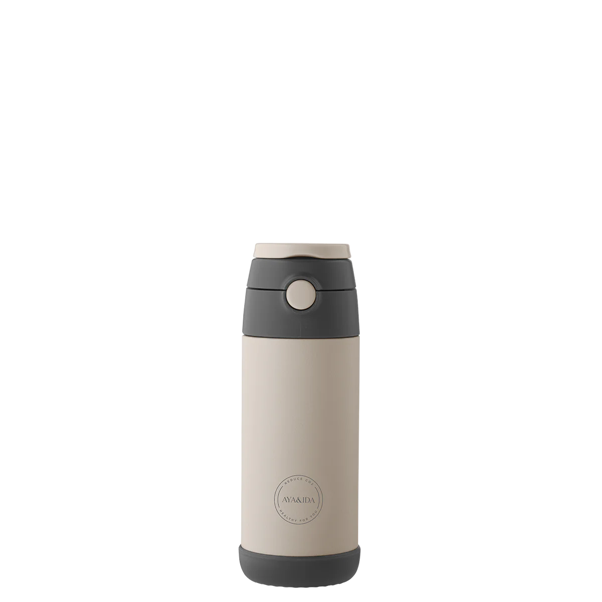 Kids Straw Bottle 350 ml - Cream beige