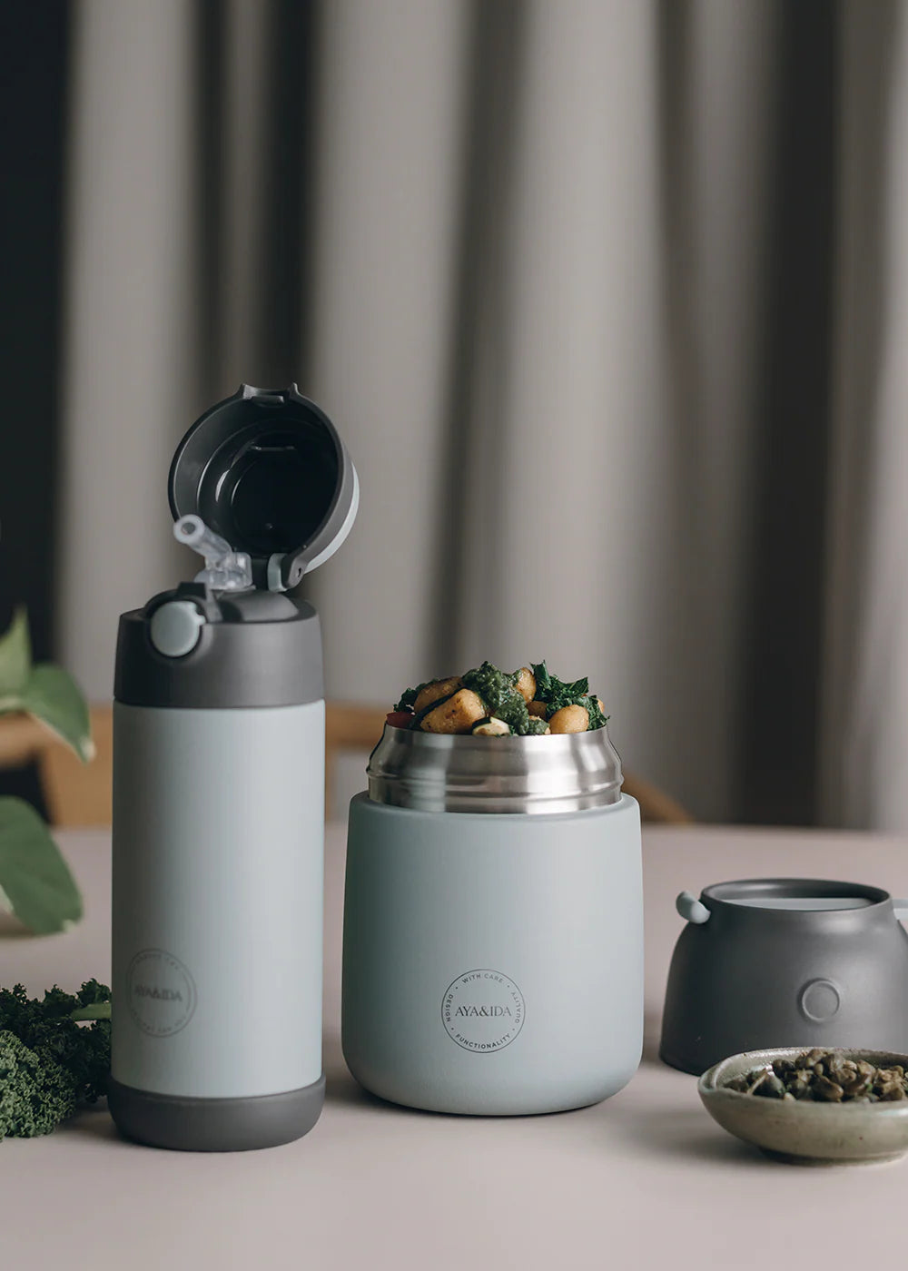 Kids Straw Bottle - Mint green