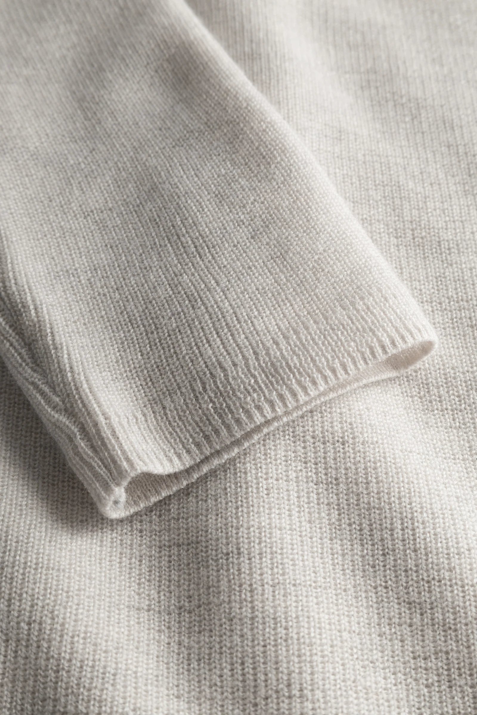 Korine merino cardigan - Light grey melange