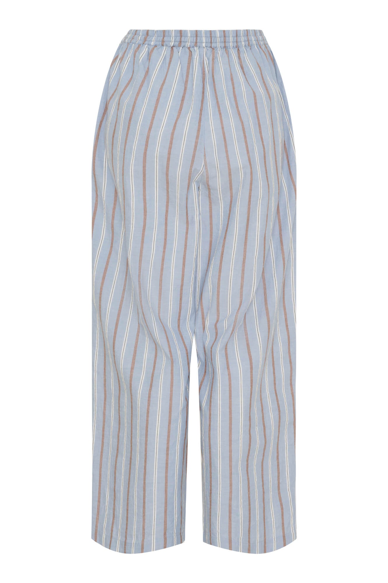 Leli string pant - striped dusty blue
