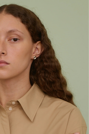 Intemporelle ørering - sølv