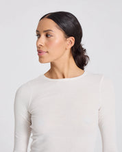 Lise L/S Cotton Top 3x2x Rib