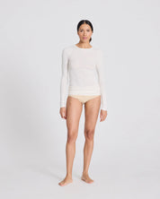Lise L/S Cotton Top 3x2x Rib