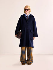 Astrid long coat - navy