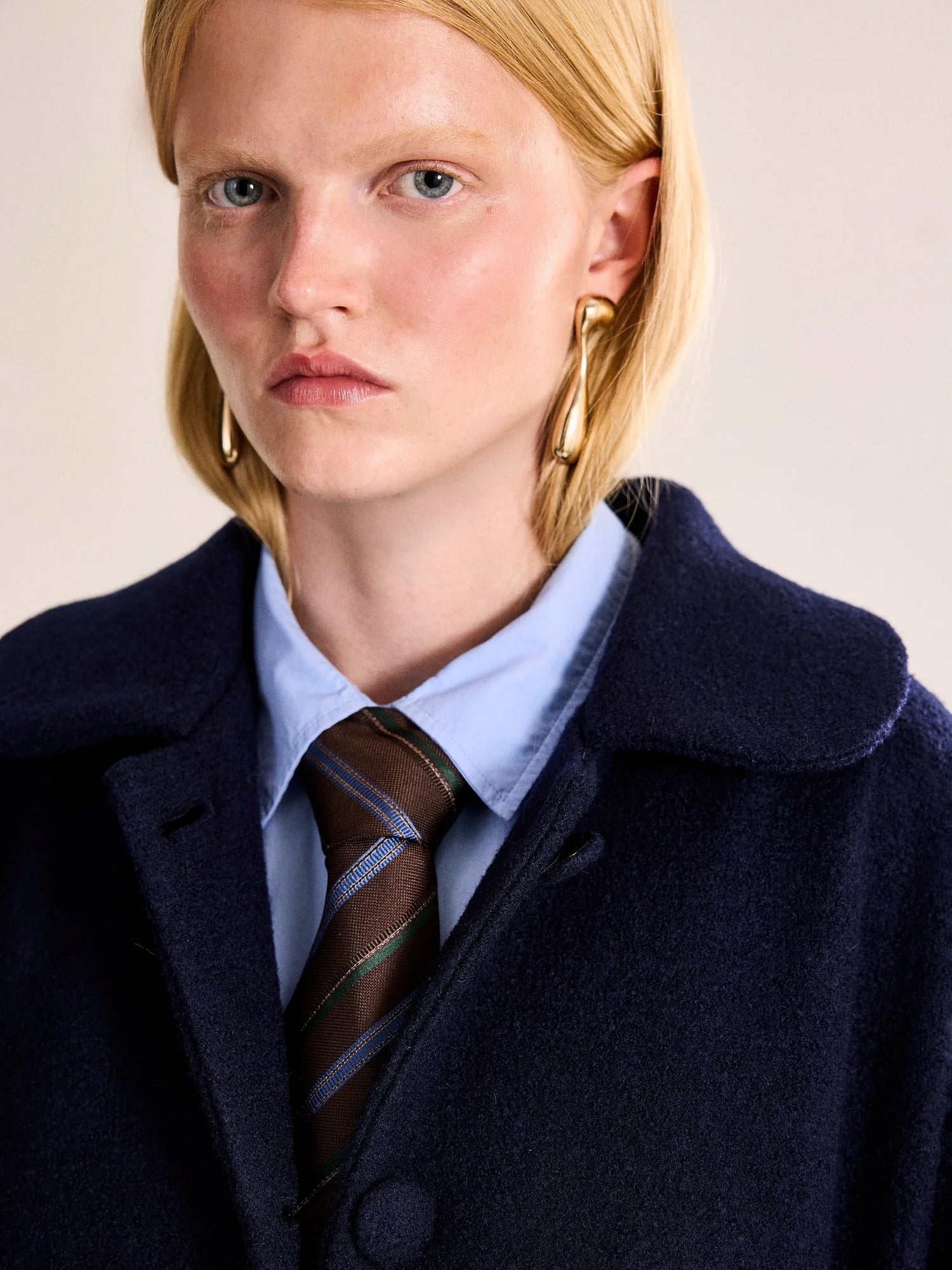 Astrid long coat - navy