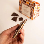 Mandelkrokant med mørk chokolade