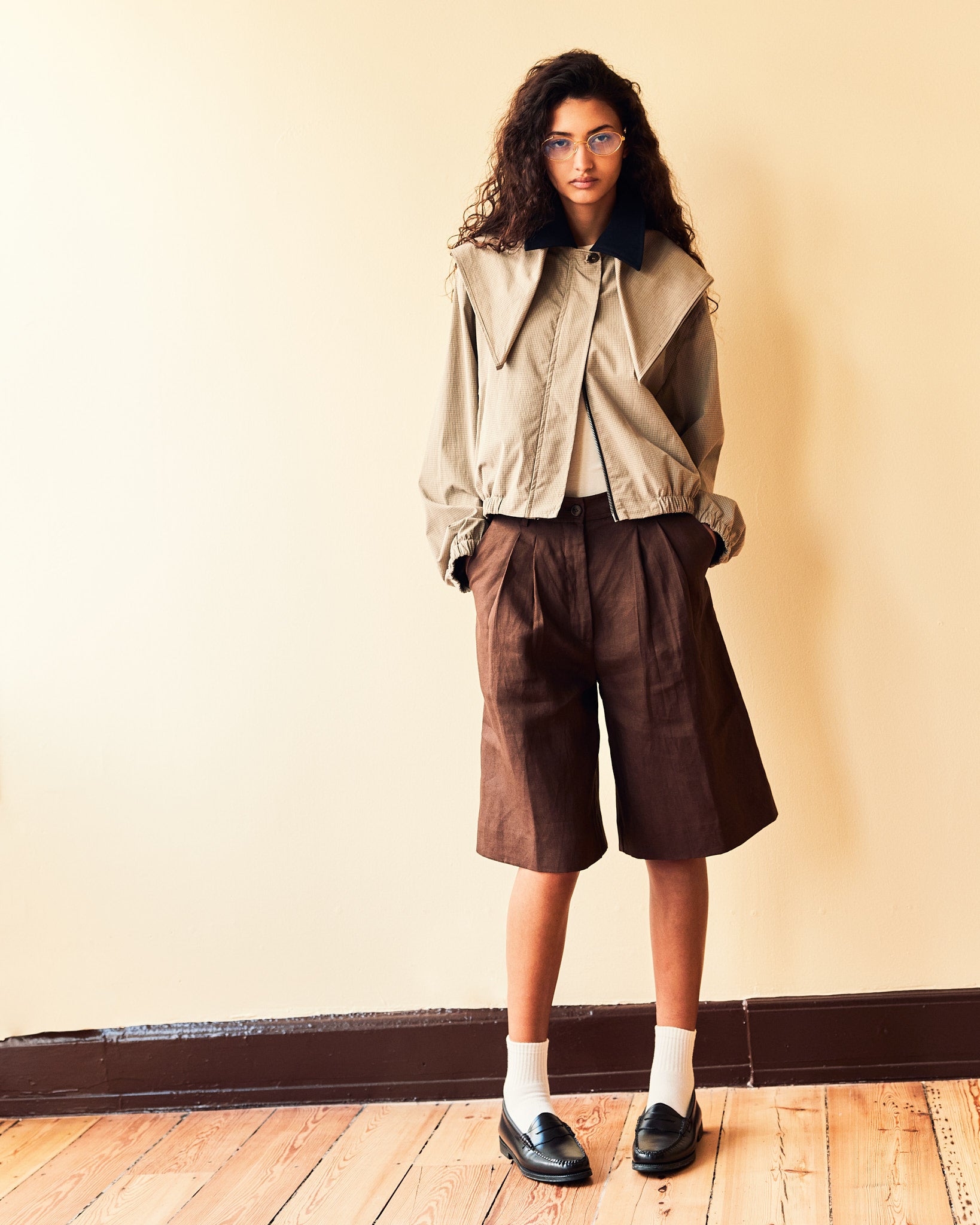 Jette shorts - Brown
