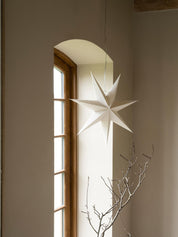 Mira julestjerne 60 cm - Hvid