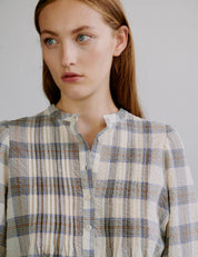 Nea blouse - whisper check