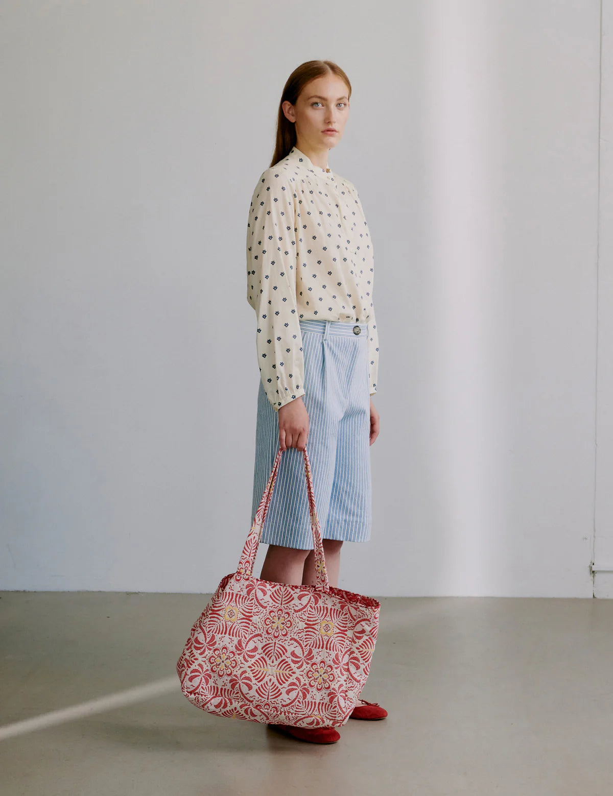 Nicole shirt - Fleuirette cream