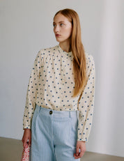 Nicole shirt - Fleuirette cream