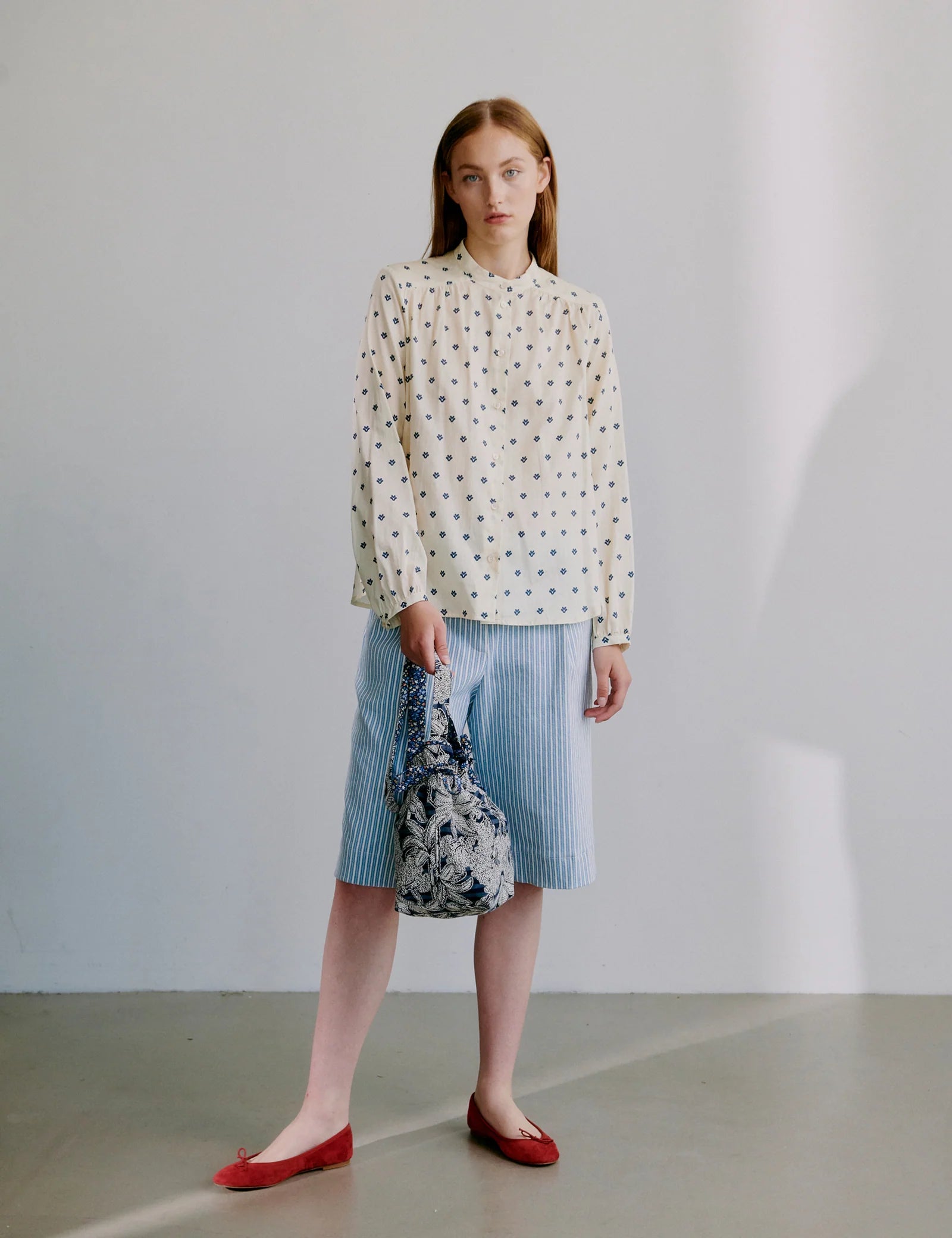 Nicole shirt - Fleuirette cream