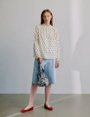 Nicole shirt - Fleuirette cream