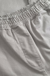 Palla garment dyed twill pants - Elephant grey
