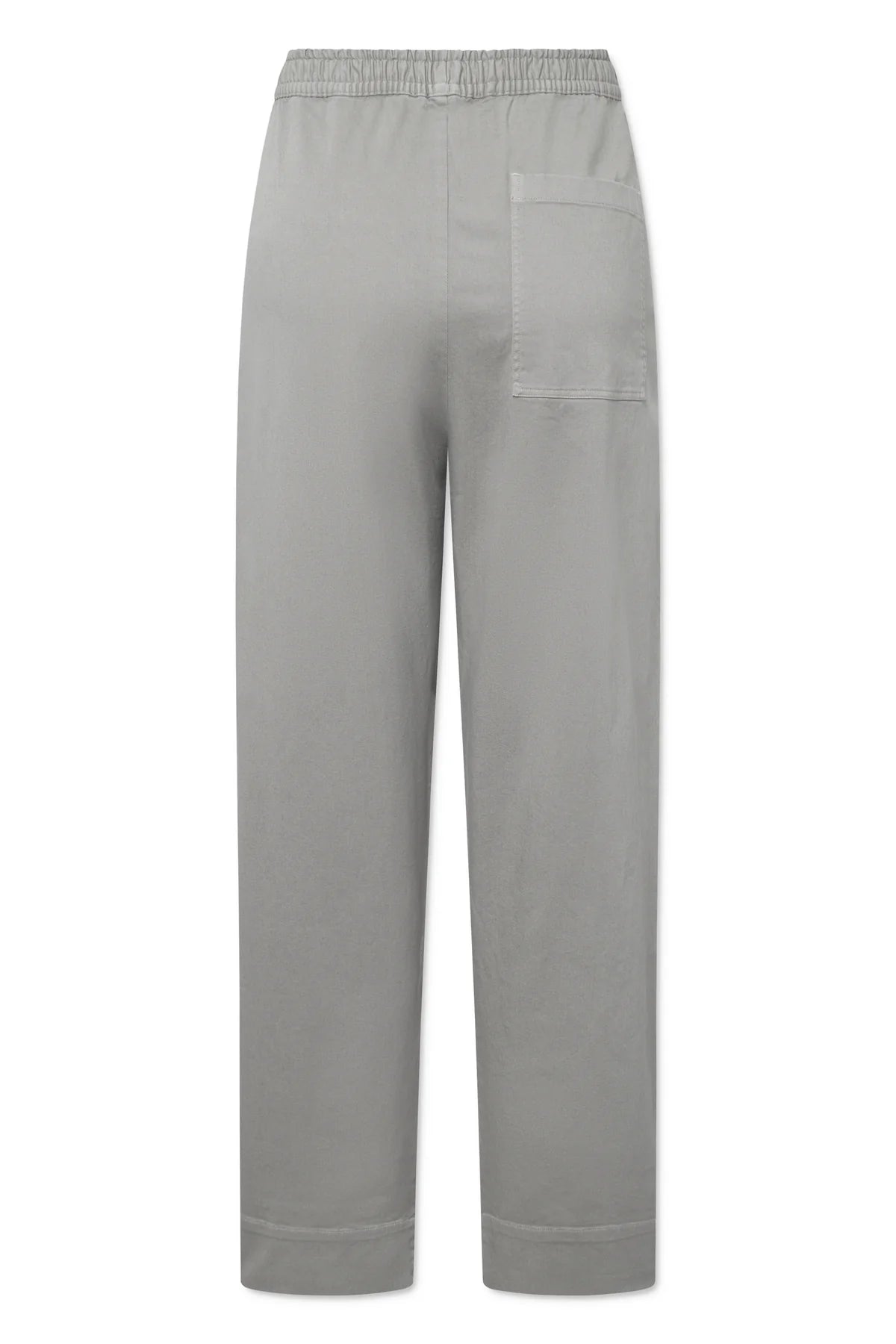 Palla garment dyed twill pants - Elephant grey