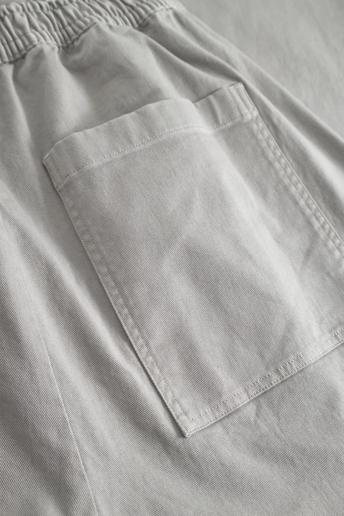 Palla garment dyed twill pants - Elephant grey