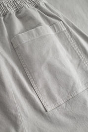 Palla garment dyed twill pants - Elephant grey
