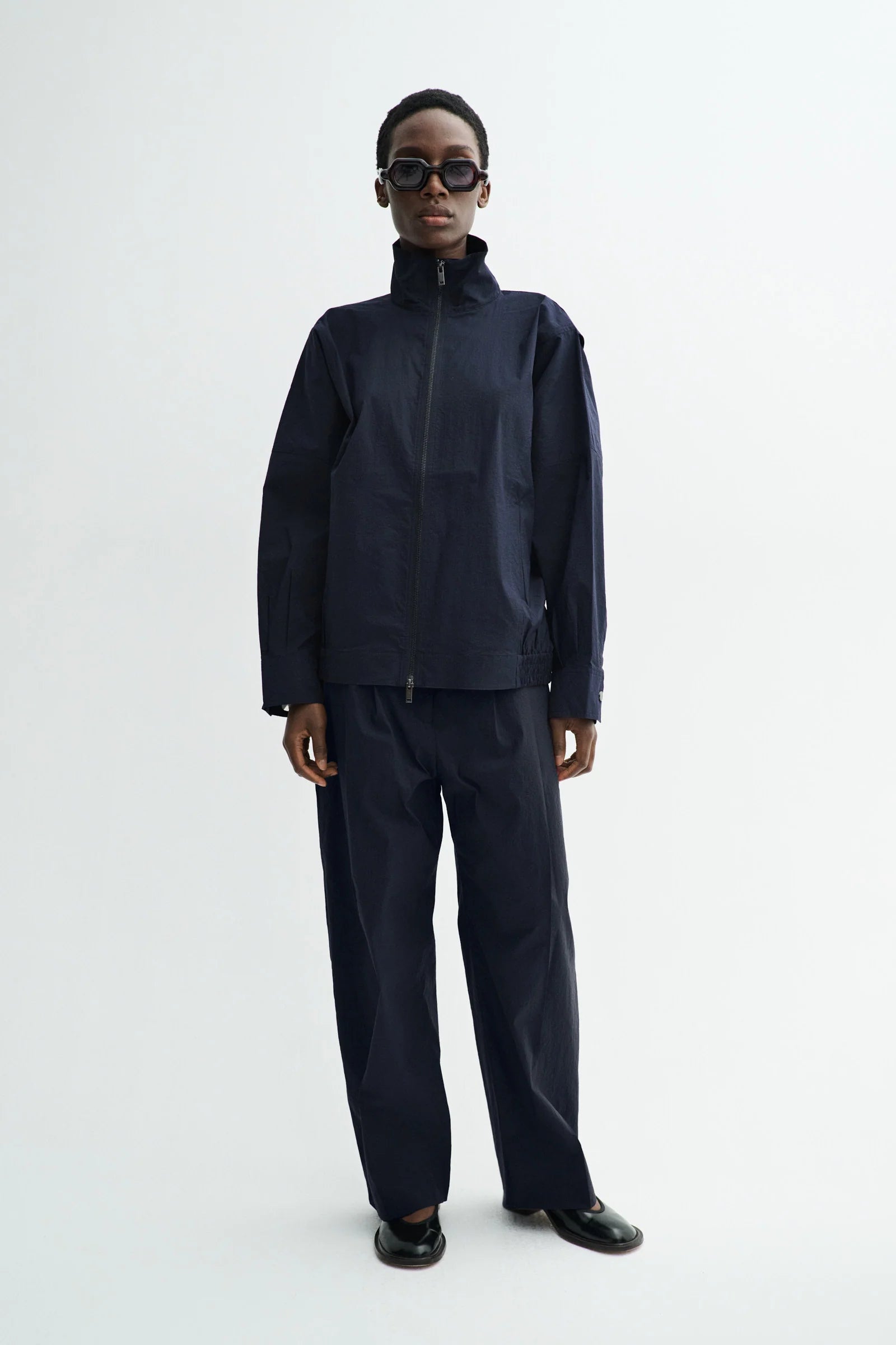 Paloma crisp pants - dark navy