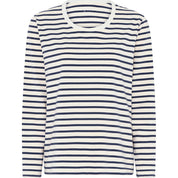 Panama bluse - dark navy stripe