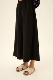 Parmida modal poplin pants - Black