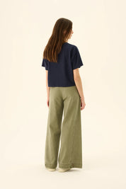 Patsy faded twill jeans - sage green