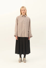 Peggy bubble stripe nederdel