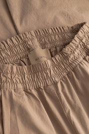 Pia organic garment dyed poplin pants - Mocha