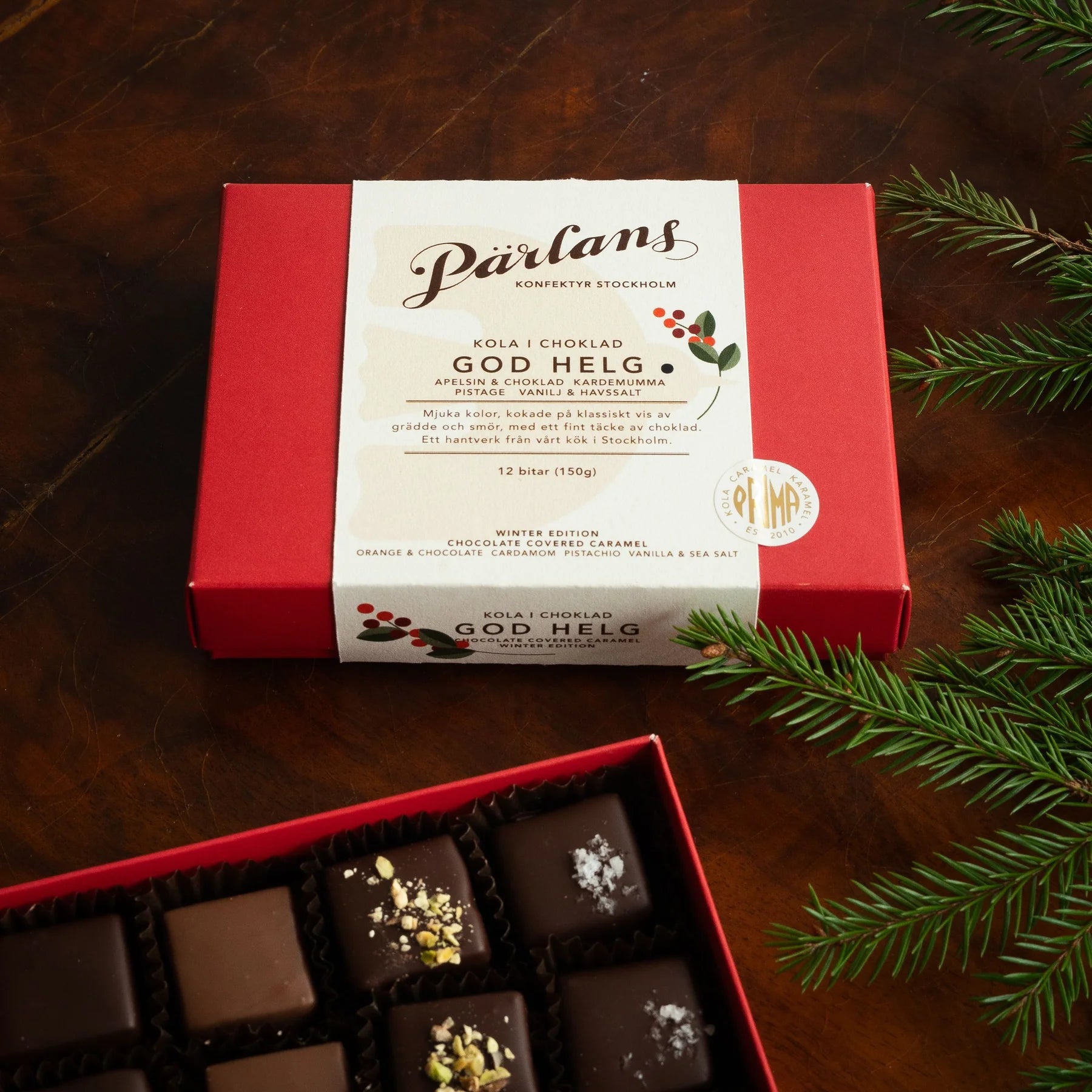 God helg - chokoladeovertrukne karameller 12 stk.