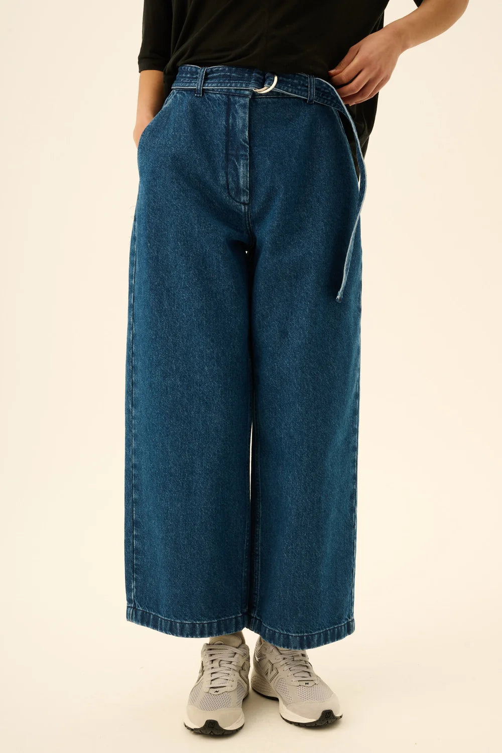 Polline denim jeans w/ belt