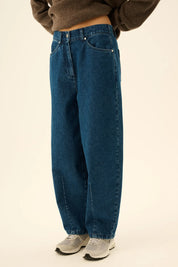 Poppie barrel denim jeans