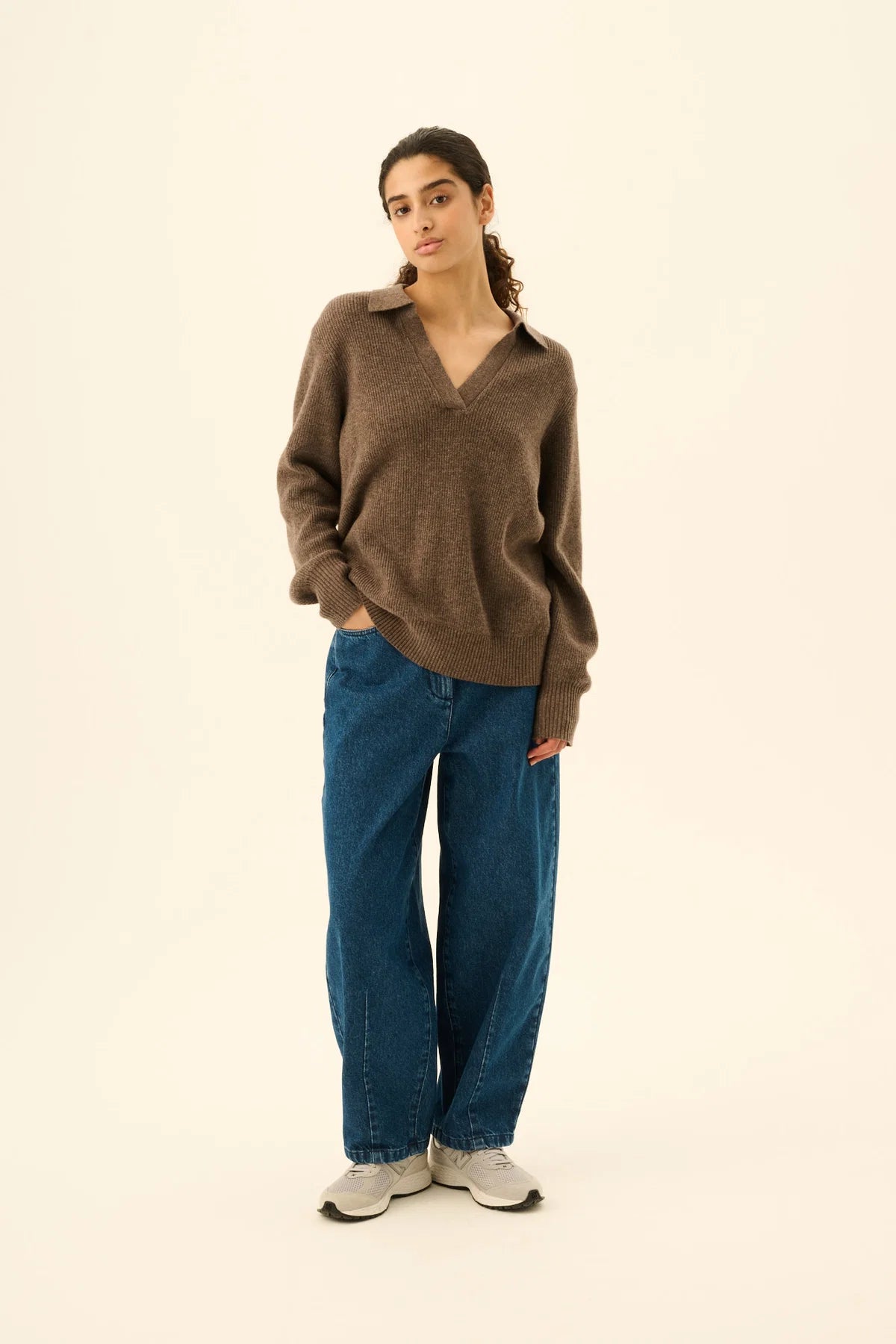 Poppie barrel denim jeans