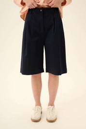 Prema twill shorts - Dark Navy