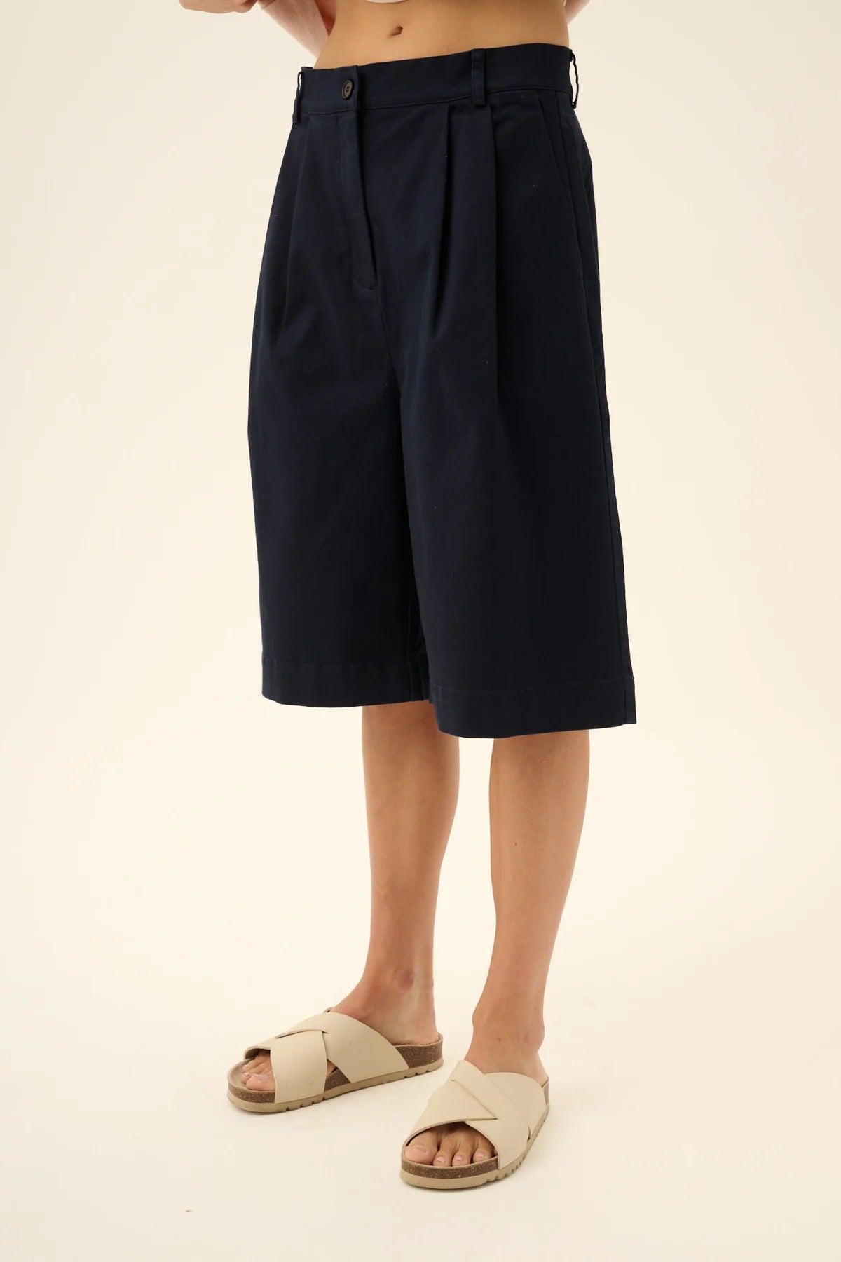 Prema twill shorts - Dark Navy