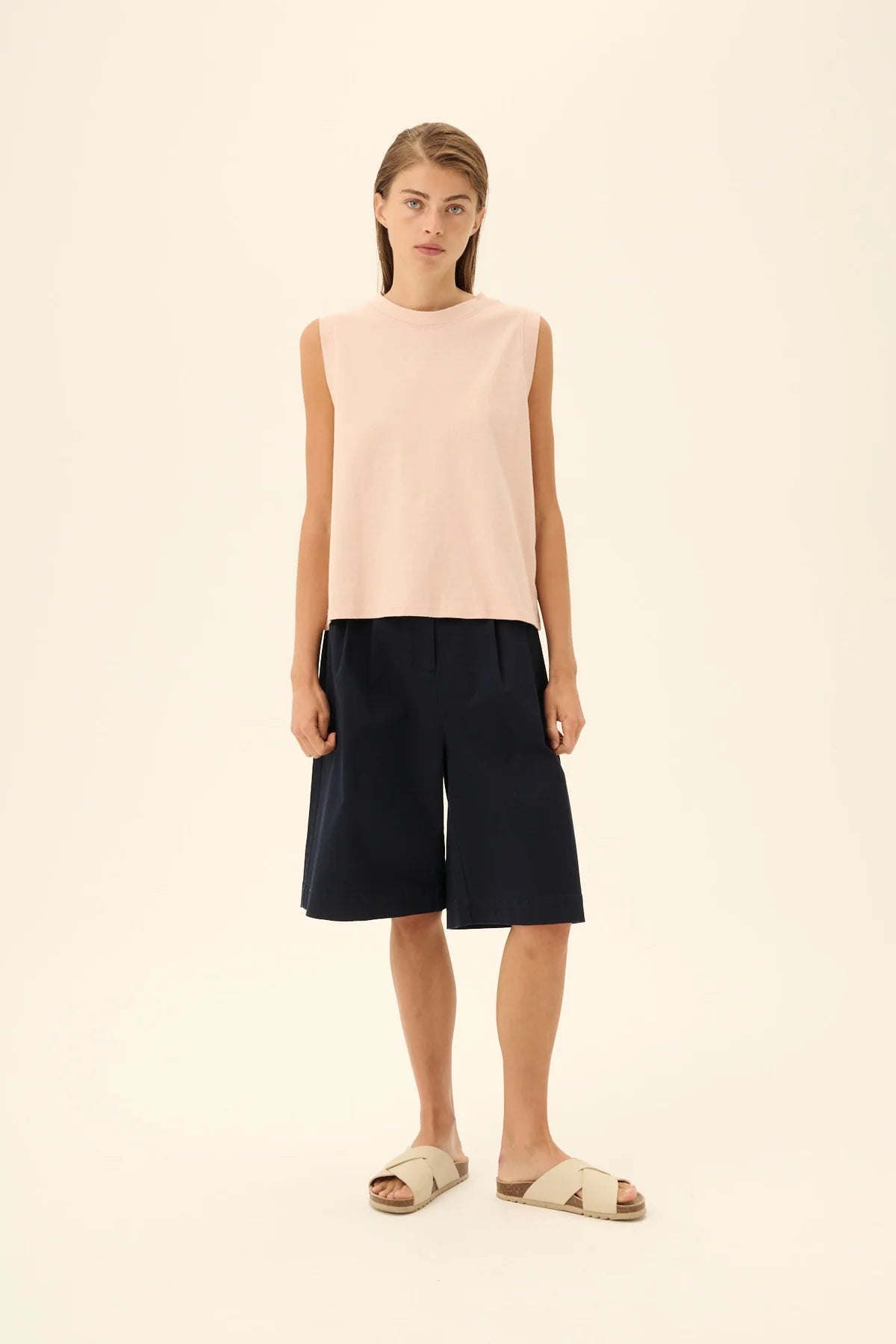 Prema twill shorts - Dark Navy