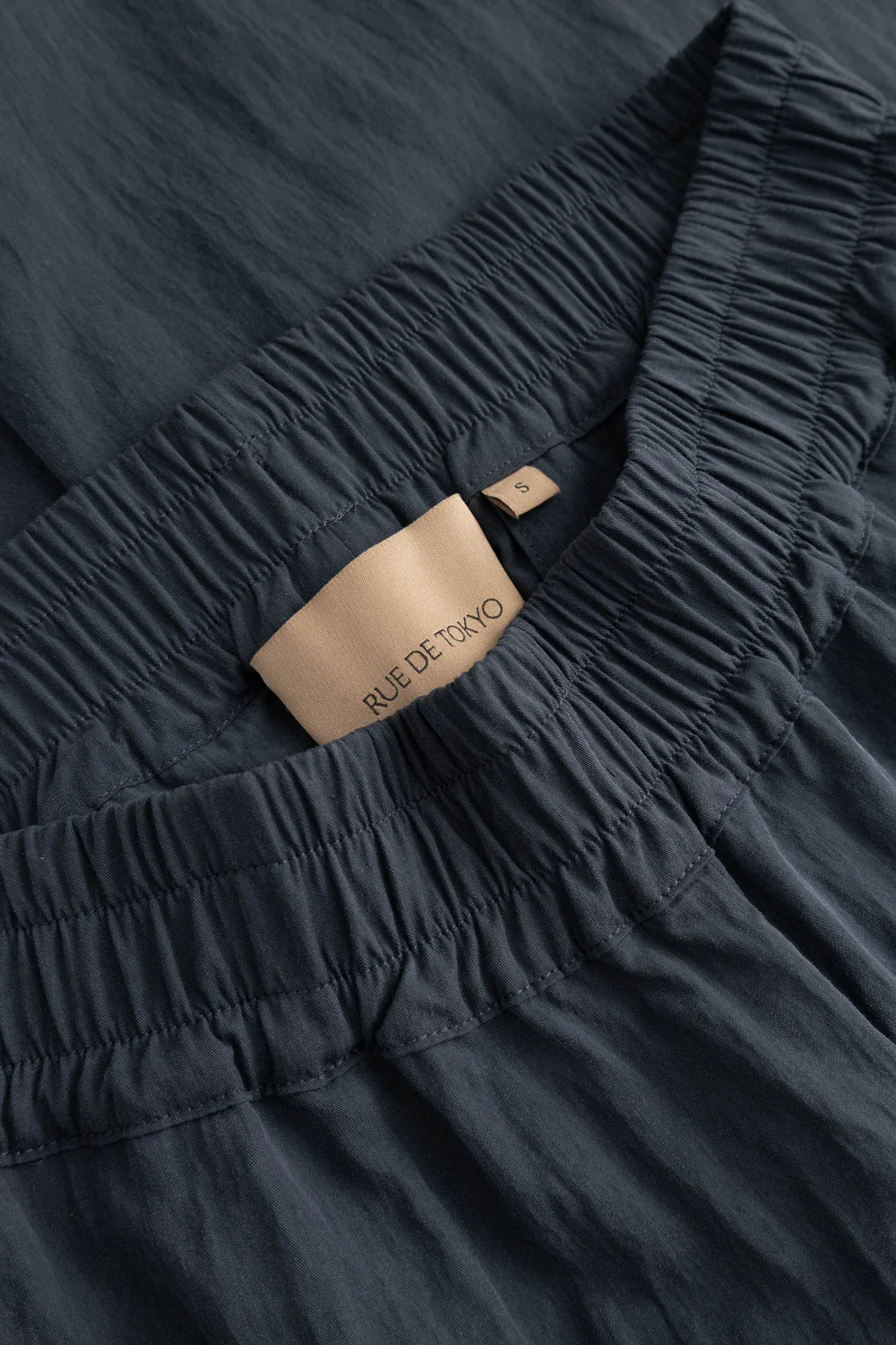 Prisila crinkled tencel pants - Dark navy