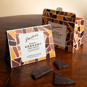 Mandelkrokant med mørk chokolade