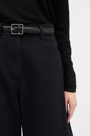 Pella cotton twill pants - black