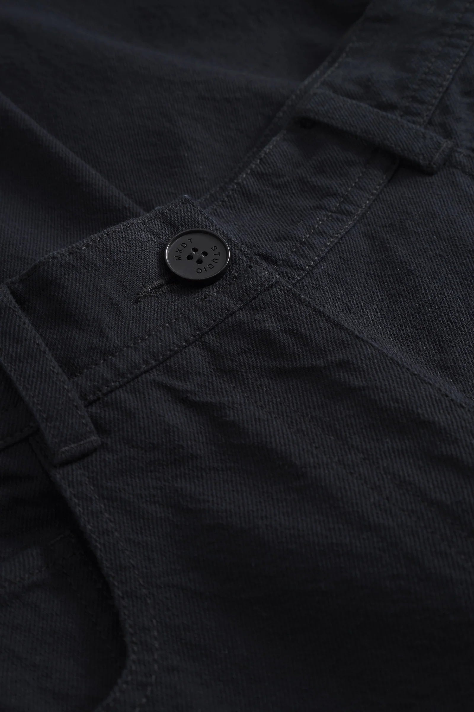 Pella cotton twill pants - black