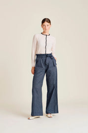 Petare pants - Navy stripe