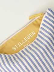 Pouch, small - blue stripe