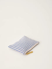 Pouch, small - blue stripe