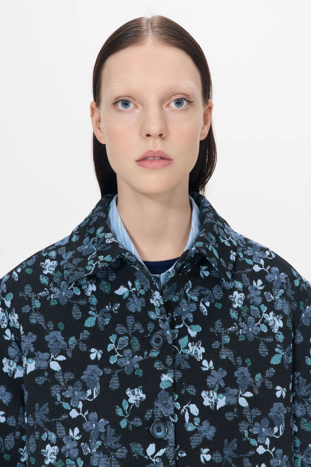 Presley Jacket - Floral Blue
