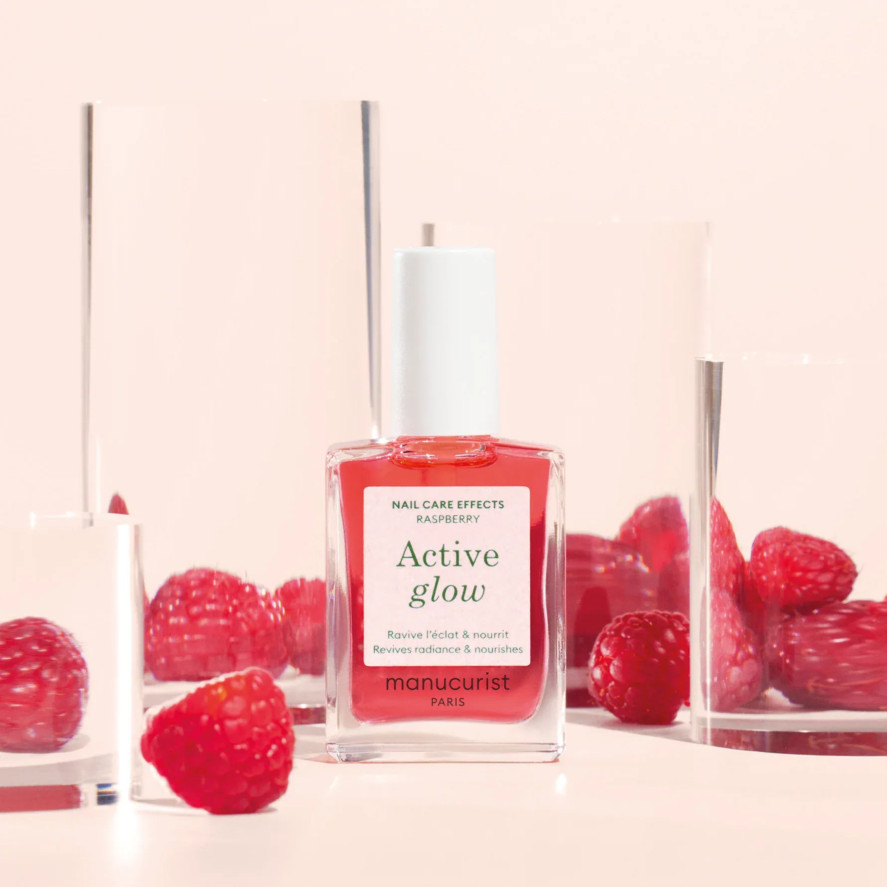 Active Glow neglelak - Rasberry