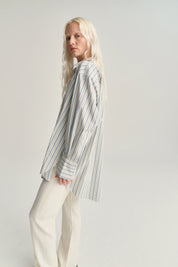 Shirt - Egyptian cotton - Off white stripes